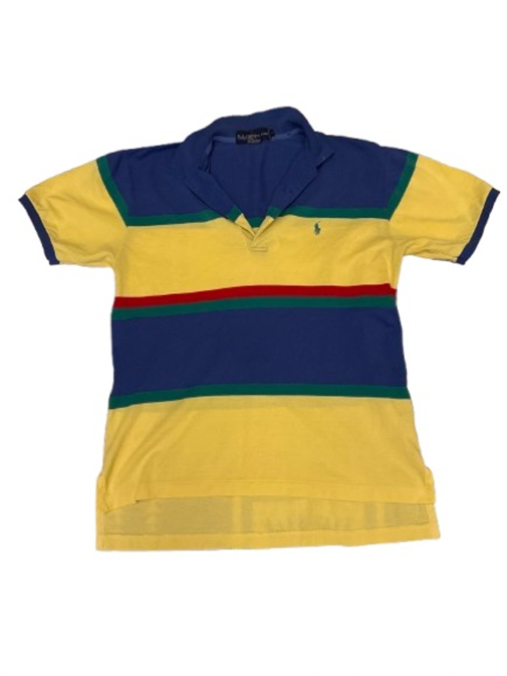 Classic Vintage Ralph Lauren Striped Polo Shirt, Multicolor